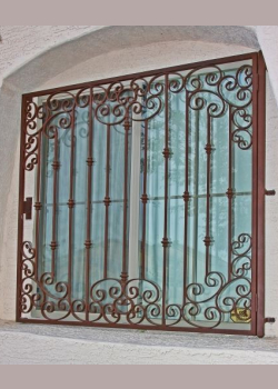 Knuckle Scroll  Burglar Bars Sizes DKSBB