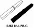 Rake Rail Plug